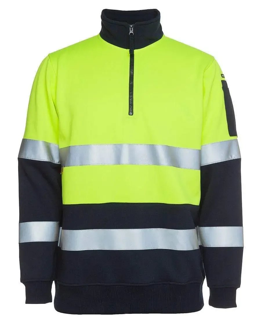 JB'S Hi-Vis 1/2 Zip Fleecy Sweat 6HZFS